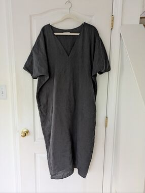 Rachel Craven Black Linen Dress